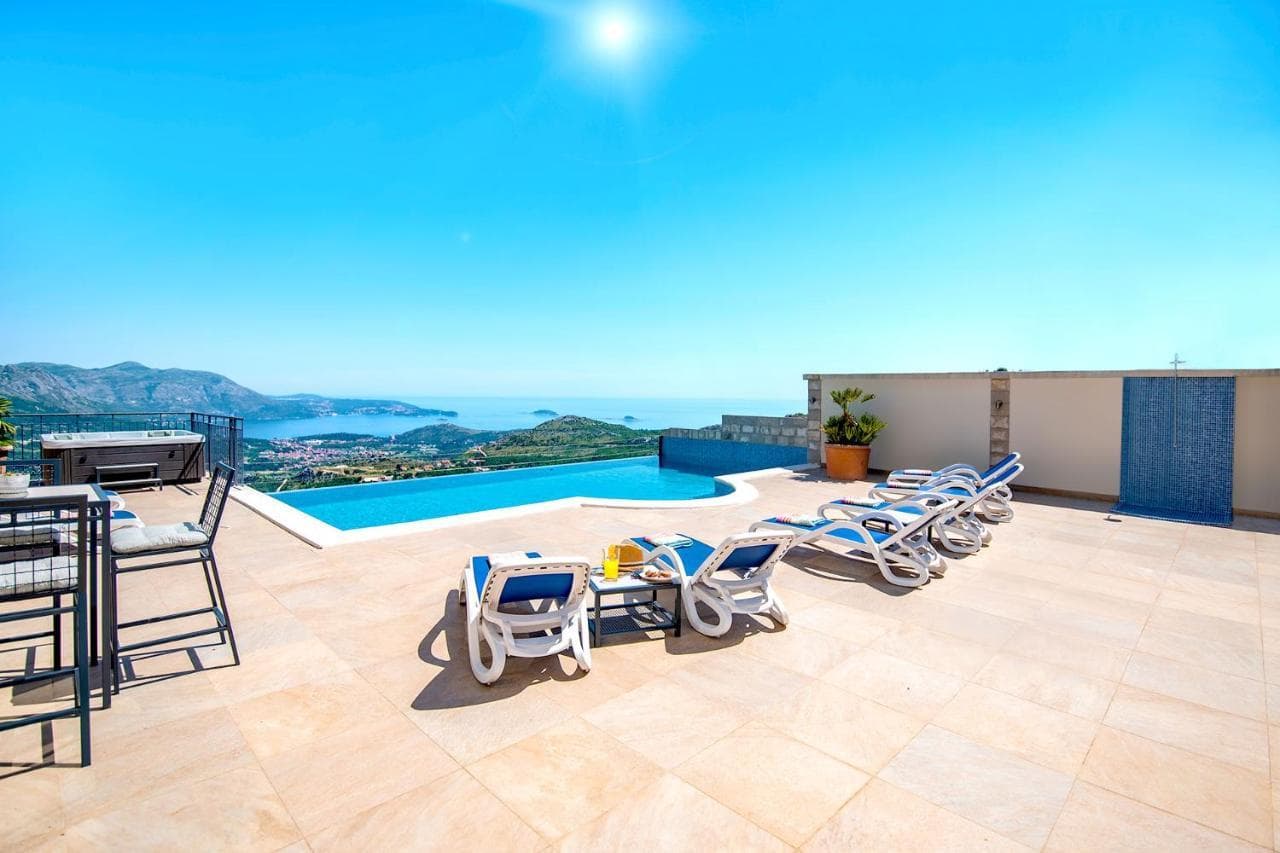 Luxury Villa Olive with Pool And Jacuzzi Near Dubrovnik