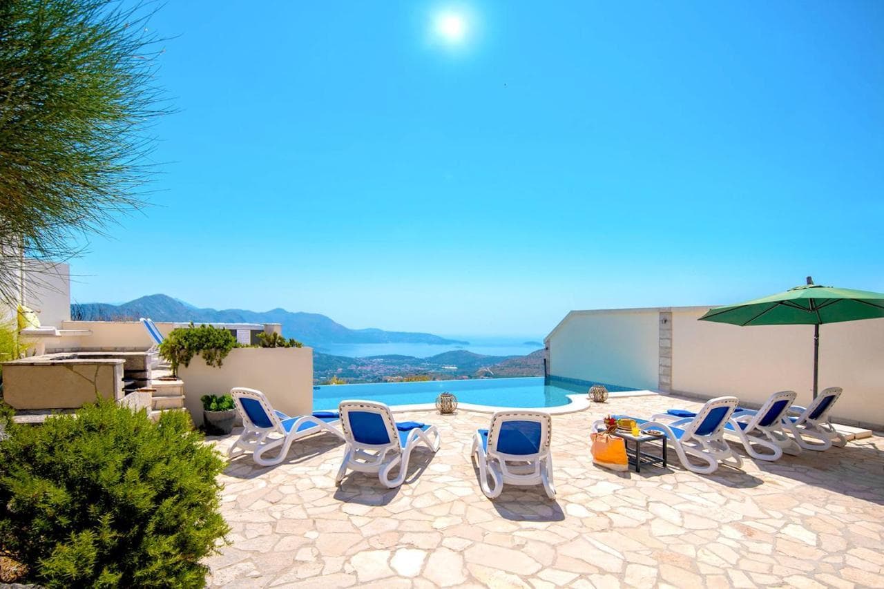Luxury Villa Fig with Pool And Jacuzzi Near Dubrovnik