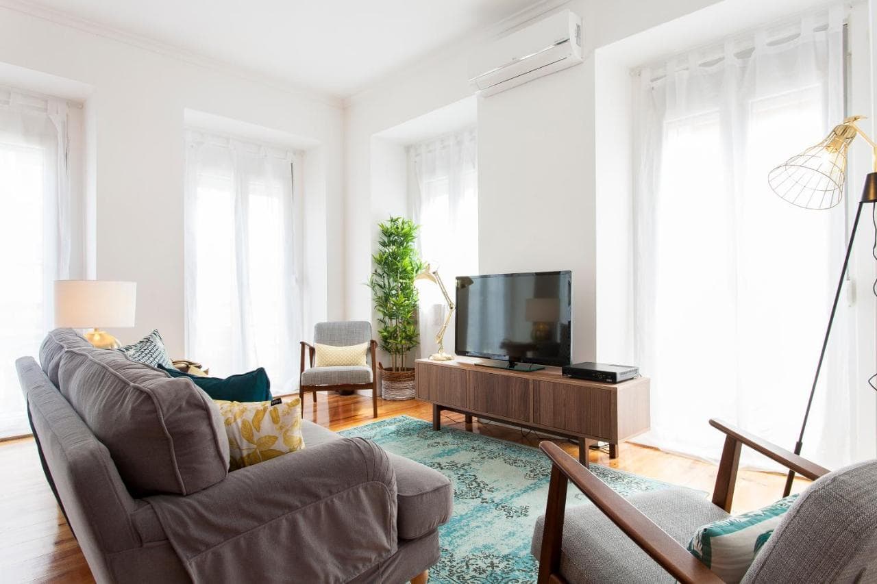 Principe Real Beautiful 3 Bedroom Flat