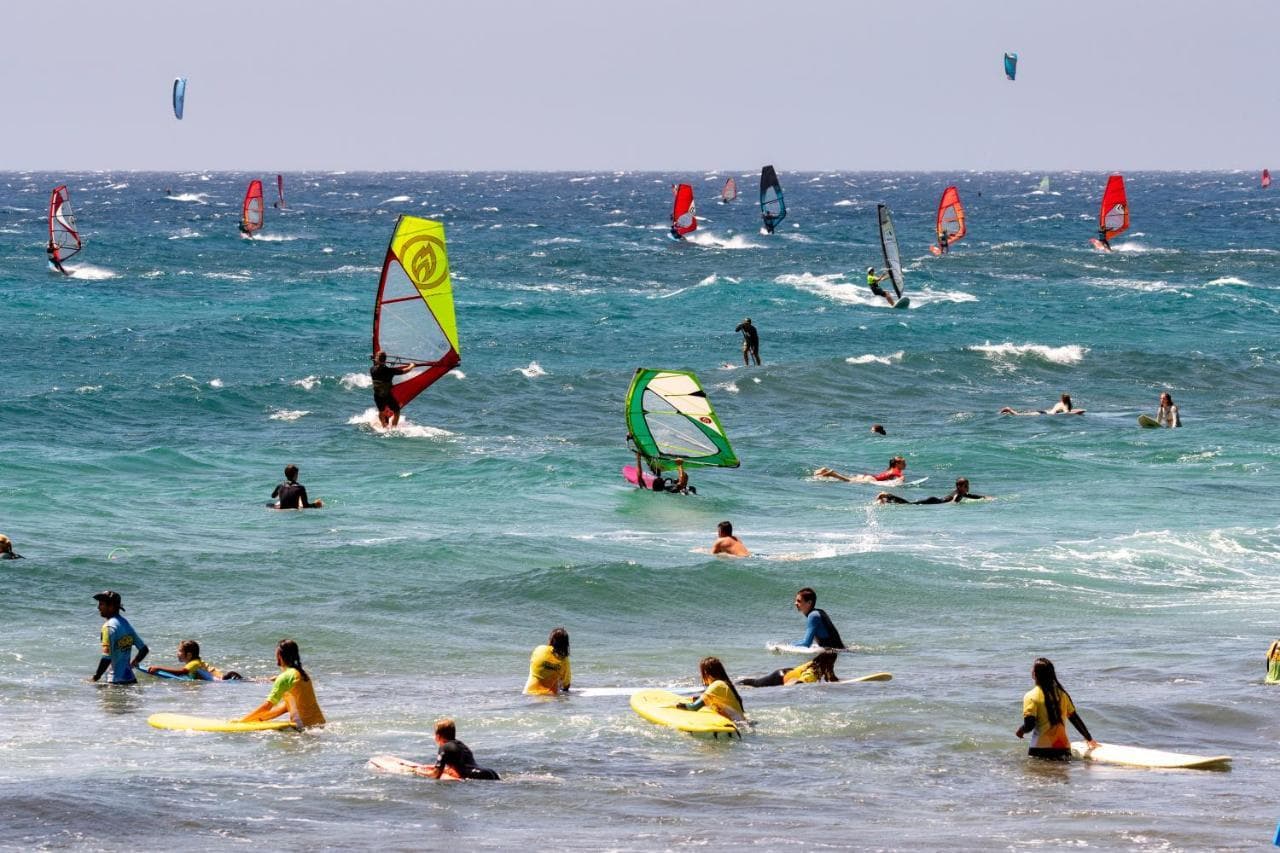 Lilo, Medano, Surf, Windsurf, Tenerife
