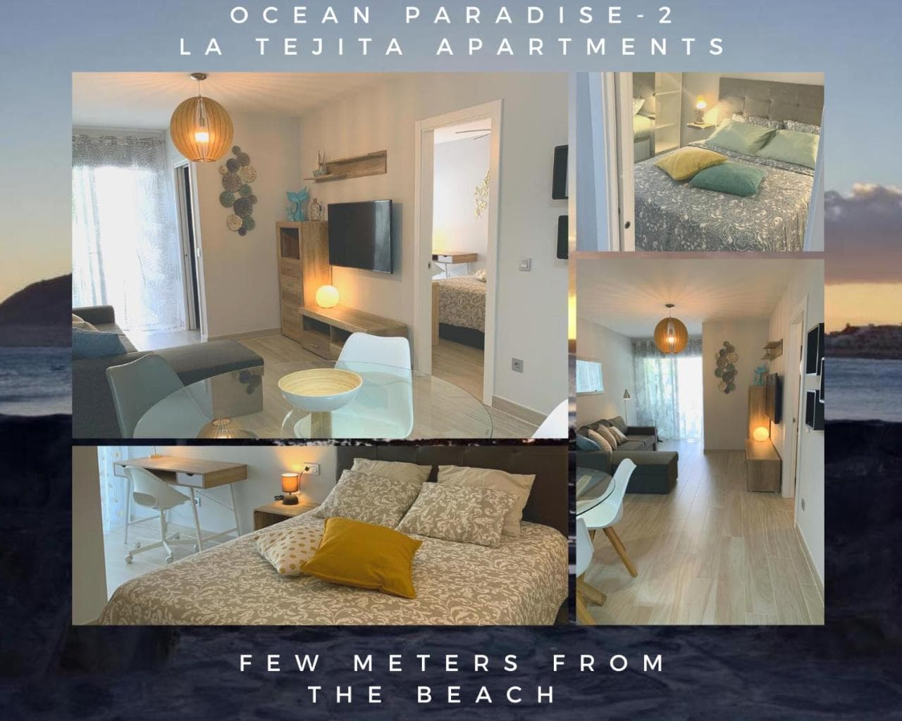 Ocean Paradise 2 la Tejita Few Meters From the Beach