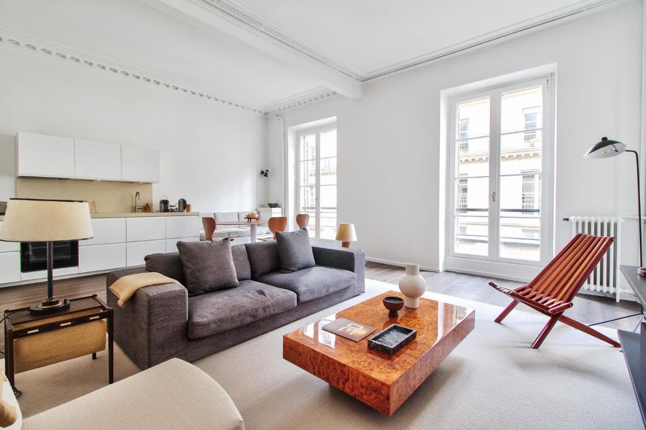 Modern Apt 3bdr/3bath - Louvre Museum/Tuileries