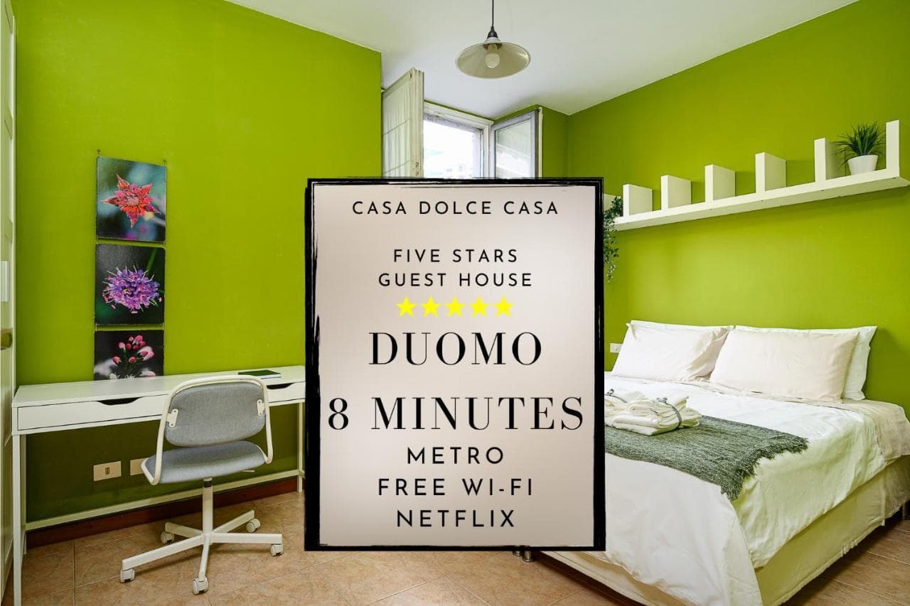Duomo 8 Minutes Warm Typical Apartment with Free Wi-Fi, Netflix & Metro Station