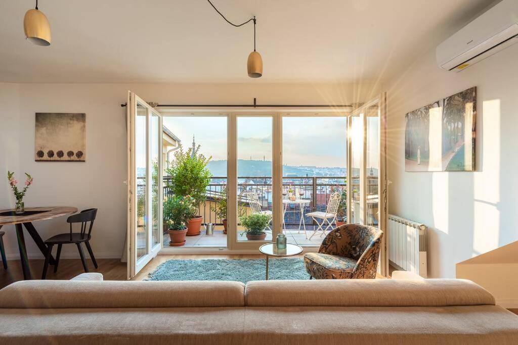 Spectacular Apartment Prague Rooftop View 1