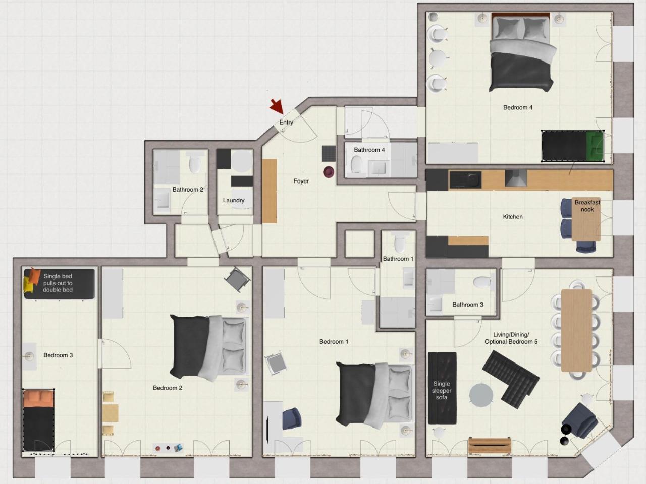 Big Apartment Vienna 2