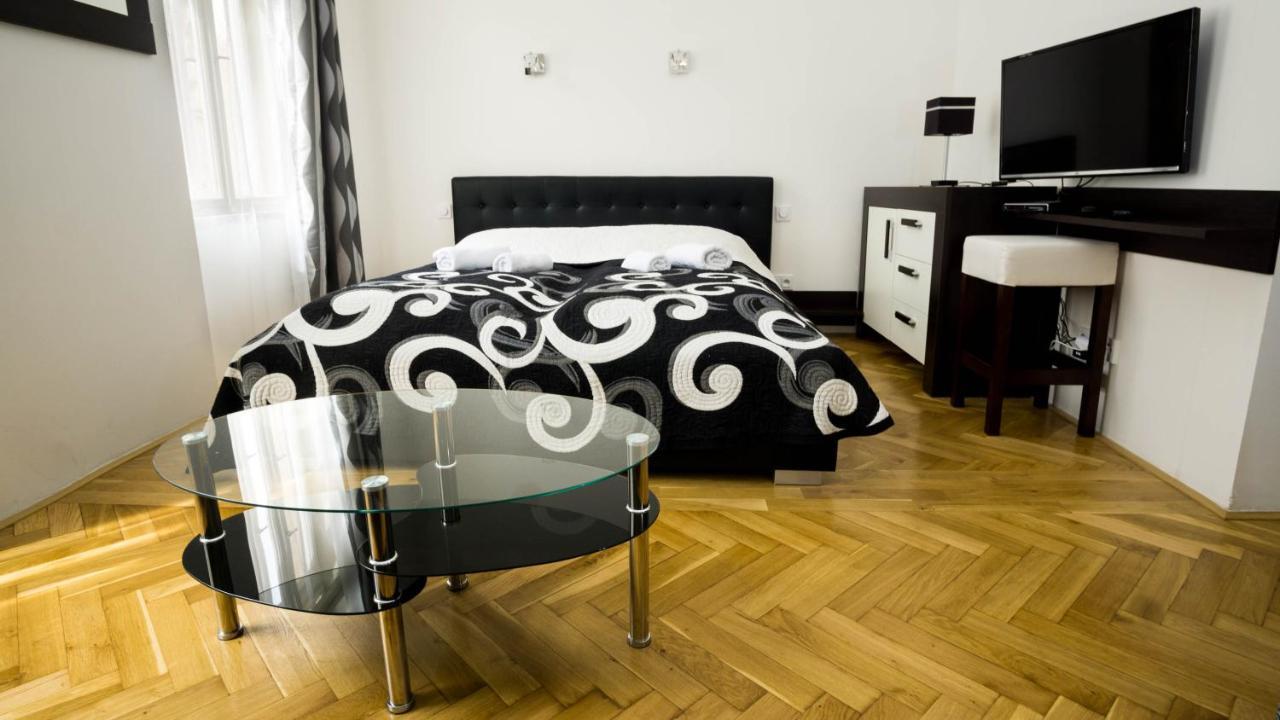 Black & White Apartment Prague by Wenceslas Square And Muzeum