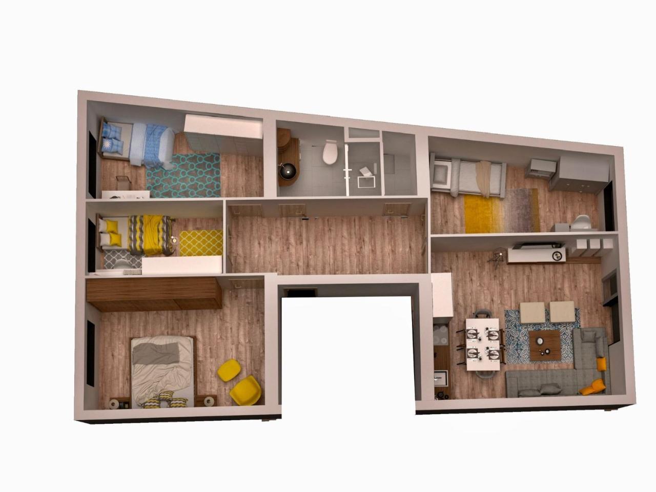 Spacious Apartment with Terrace