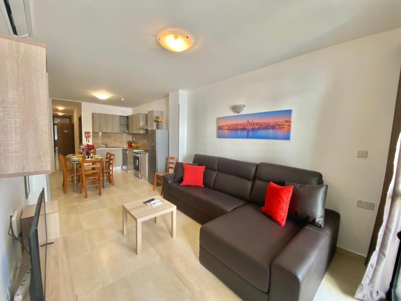 Sea Bliss Apartments with Terrace Just Off Seafront in St Paul's Bay - by Getawaysmalta 1