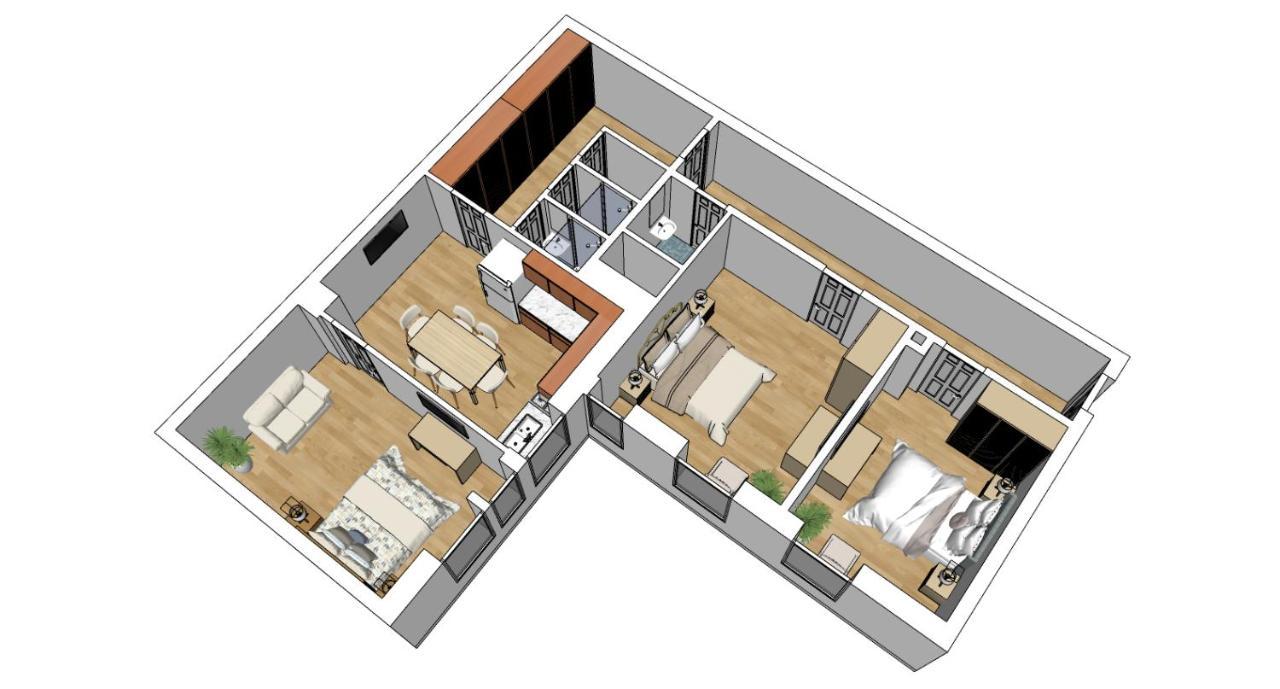 Flatista Homes - Central Station - 3br 1