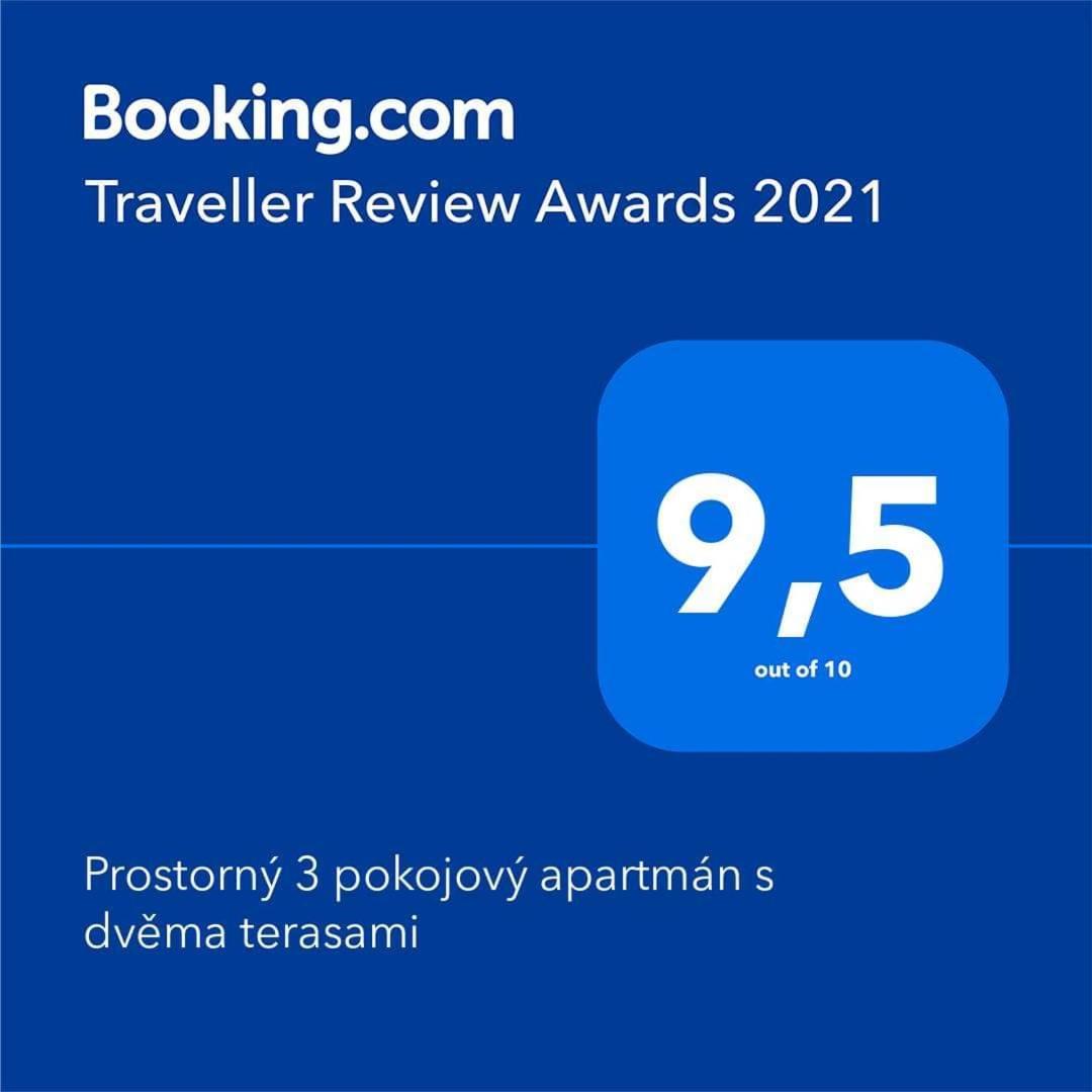 Prostorny 3 Pokojovy Apartman S Dvema Terasami