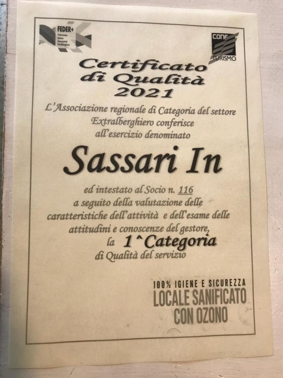 Bed&Breakfast Sassari-In 1