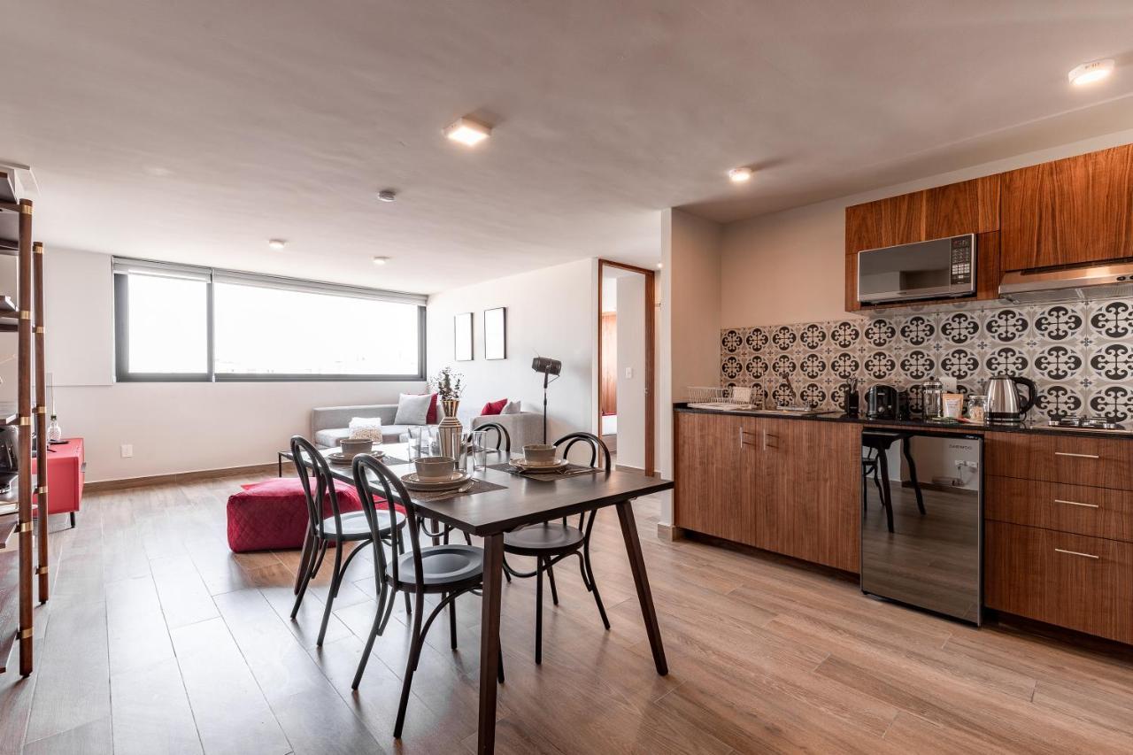 Apartment Building in Roma Norte with Amazing Shared Rooftop