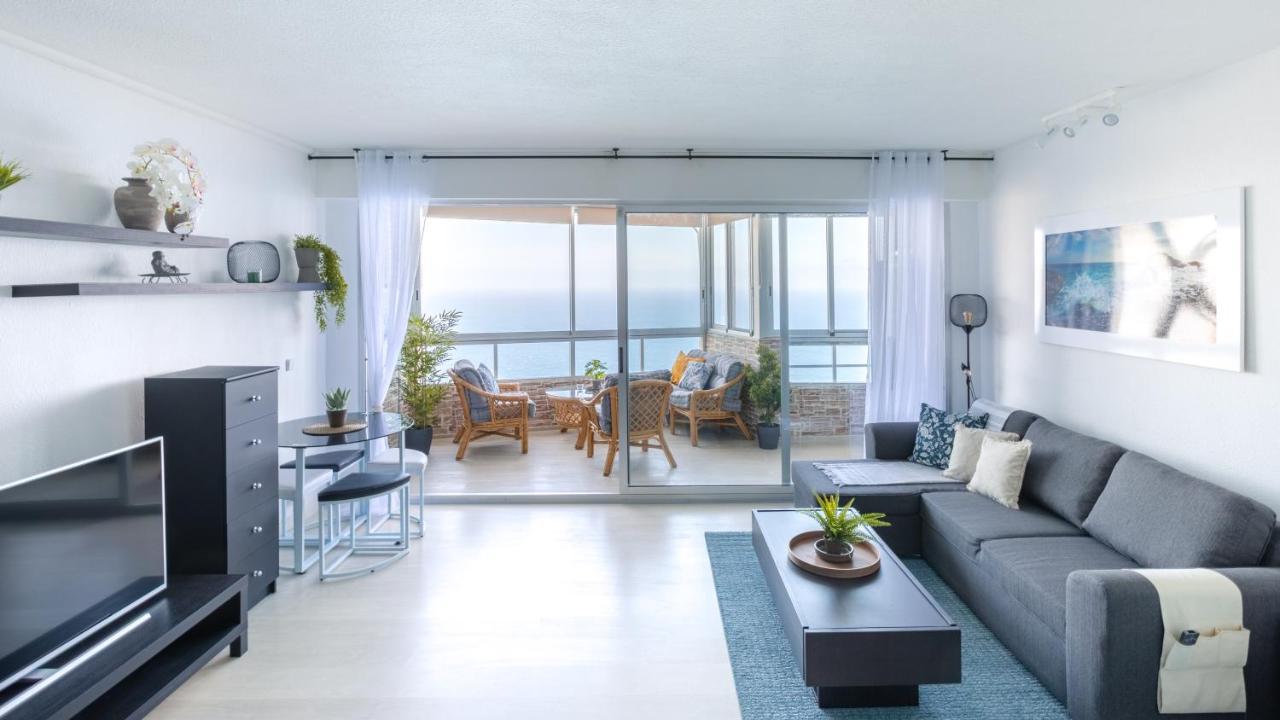 Blue Dream: Panoramic View on Heights Over the Sea