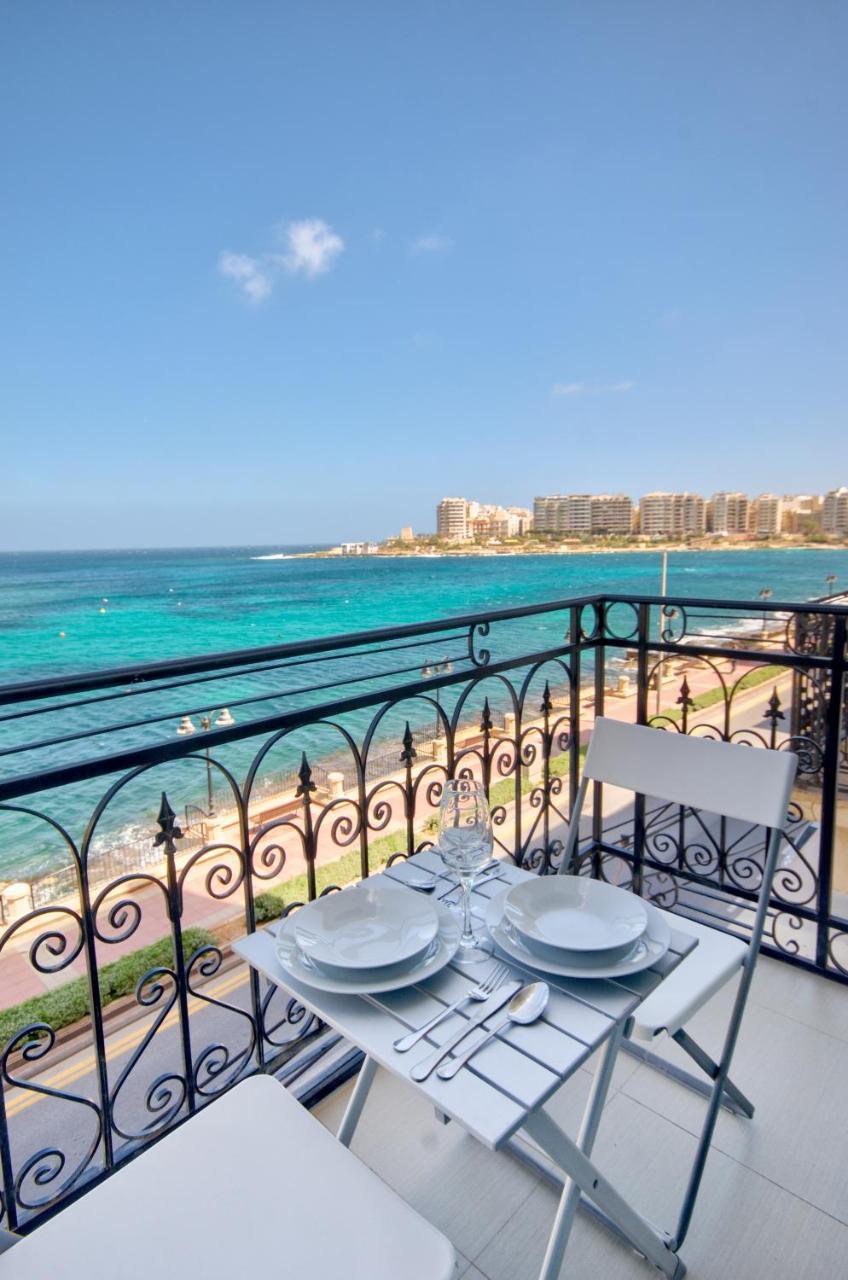 St Julians 2 Bedroom Apartment with Commanding Seaviews by Shortletsmalta