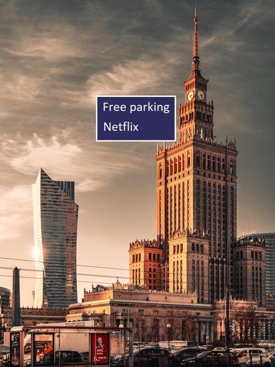 Apartment Strict Warsaw Center - Metro,Free Parking