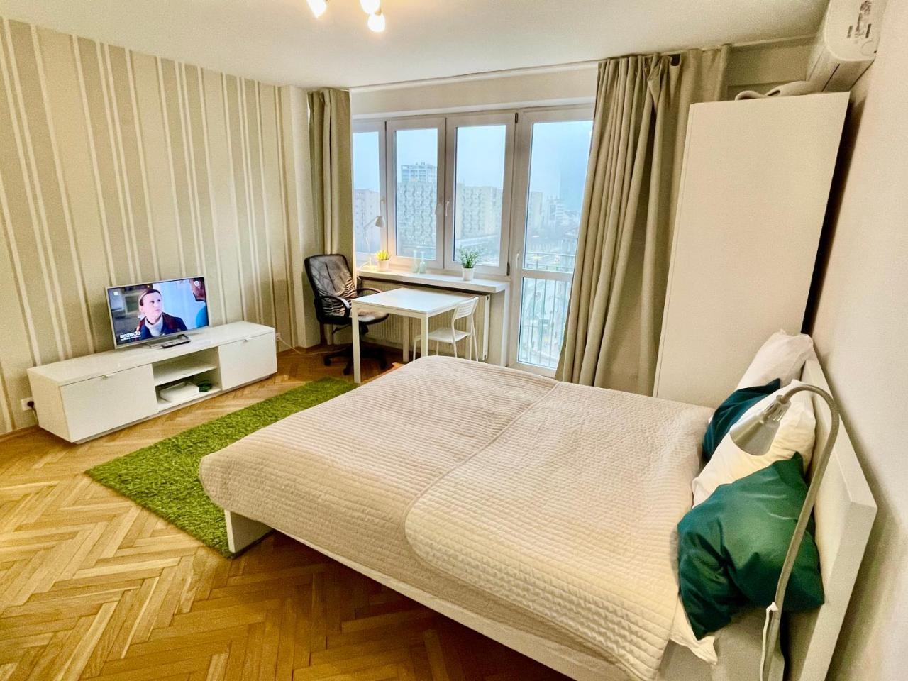 Super Apartament Green Rondo Onz Metro Nowe Wifi 300 Mb/S Aircondition Netflix Spotify