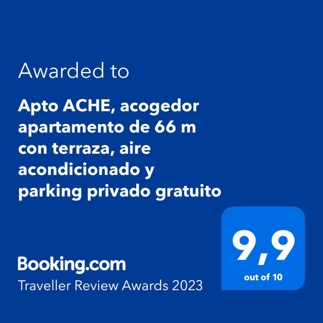 Apto Ache, Acogedor Apartamento de 66 M Con Terraza, Aire Acondicionado Y Parking Privado Gratuito 1