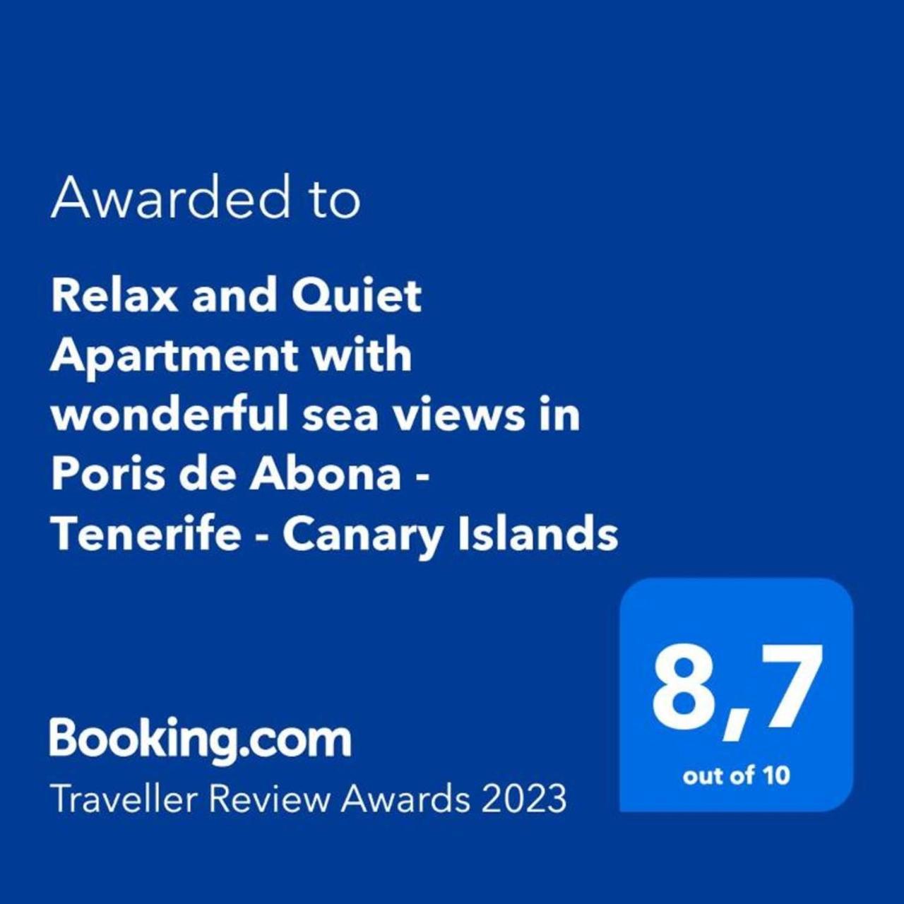 Relax And Quiet Apartment for Remote Working, with Wonderful Sea Views in Poris de Abona, Tenerife - Canary Islands 1