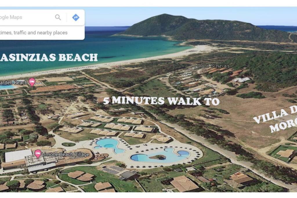 Villa Del Moro, Free Wifi, 300mt From Sinzias' Beach